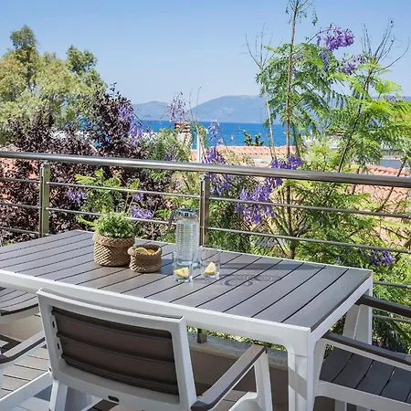 Deluxe Kefalonia Tangerine 1 Bedroom Pool Sea View Karavomilos Villa *