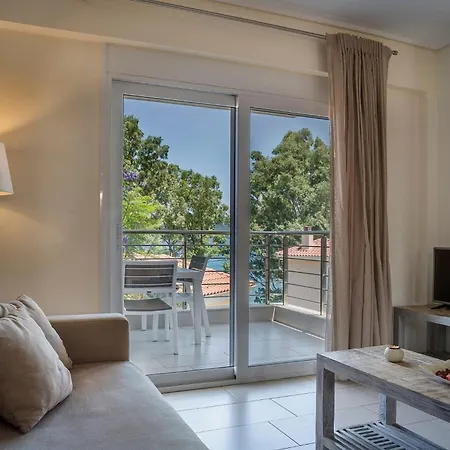 Deluxe Kefalonia Tangerine 1 Bedroom Pool Sea View Karavomilos