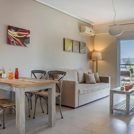 Deluxe Kefalonia Tangerine 1 Bedroom Pool Sea View Karavomilos